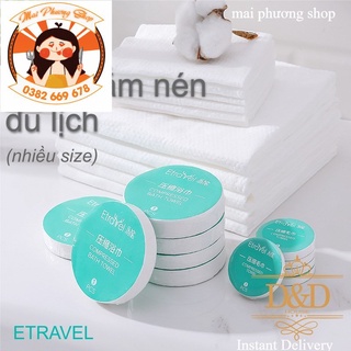 Khăn mặt, khăn tắm nén du lịch dùng 1 lần