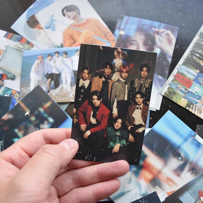 Kpop BTS ENHYPEN BLACKPINK IU YINWAR STRAY KIDS Lomo Photo Cards 30pcs / box