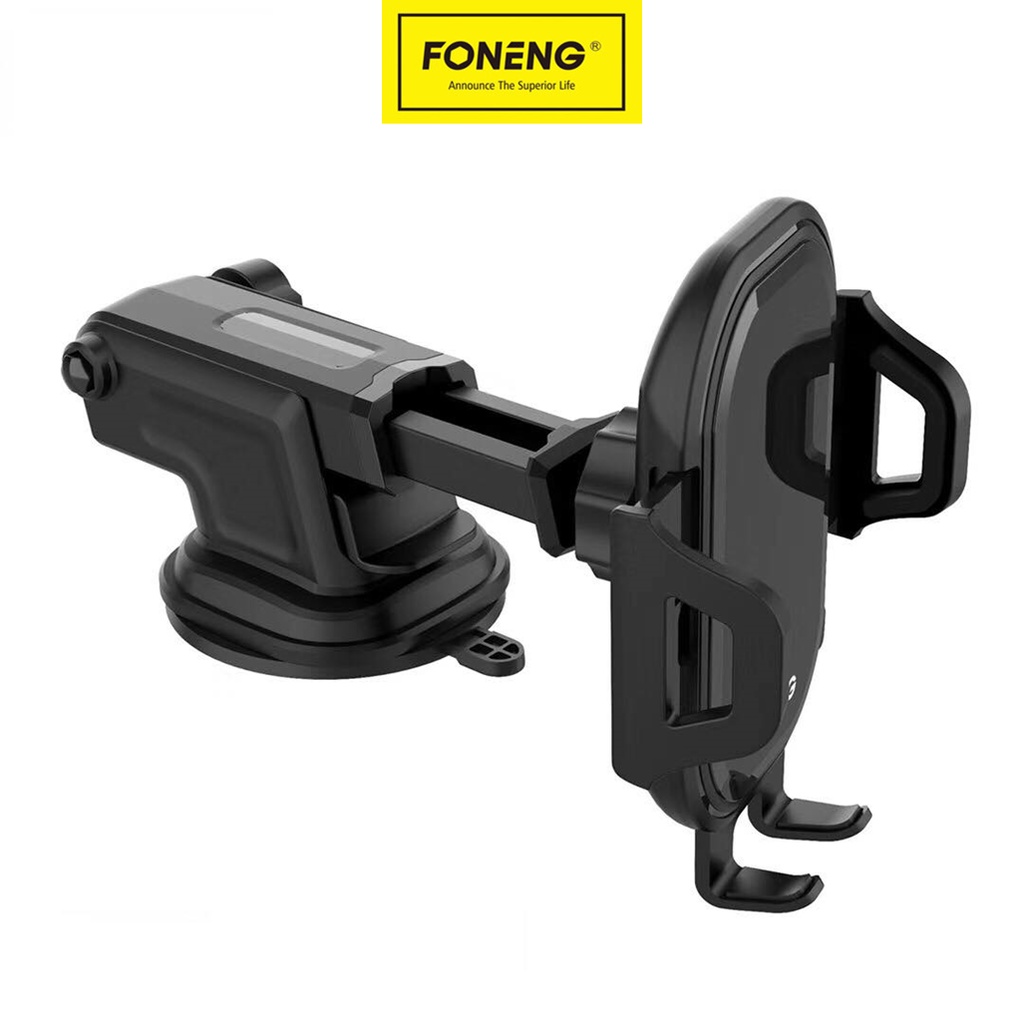 Giá Đỡ Điện Thoại Trên Ô Tô FONENG CP13 Gắn Taplo, Hút Chân Không Dán Kính Xe Hơi Xoay 360 Độ