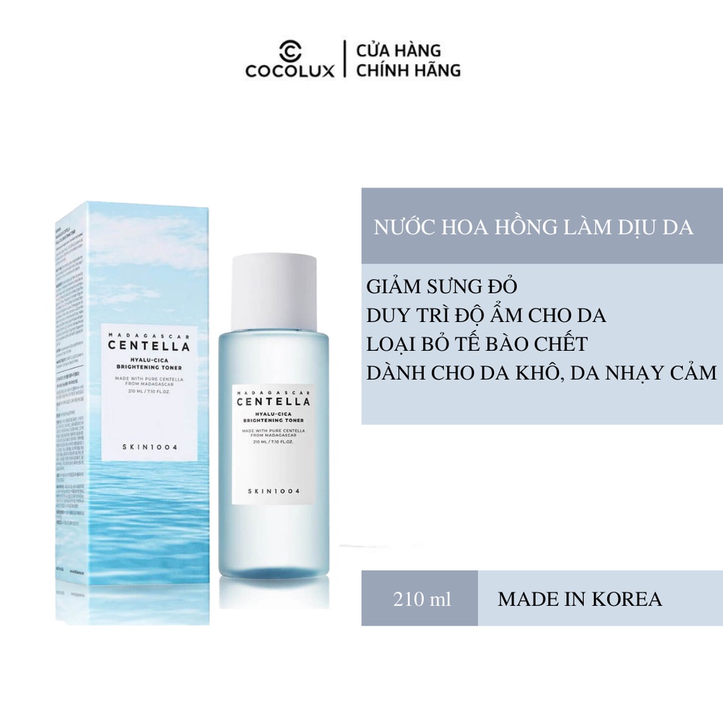 Nước Hoa Hồng Làm Dịu Da Skin1004 Hyalu - Cica 210ml