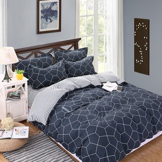 set chăn ga poly cotton tổ ong (kèm ảnh thật)