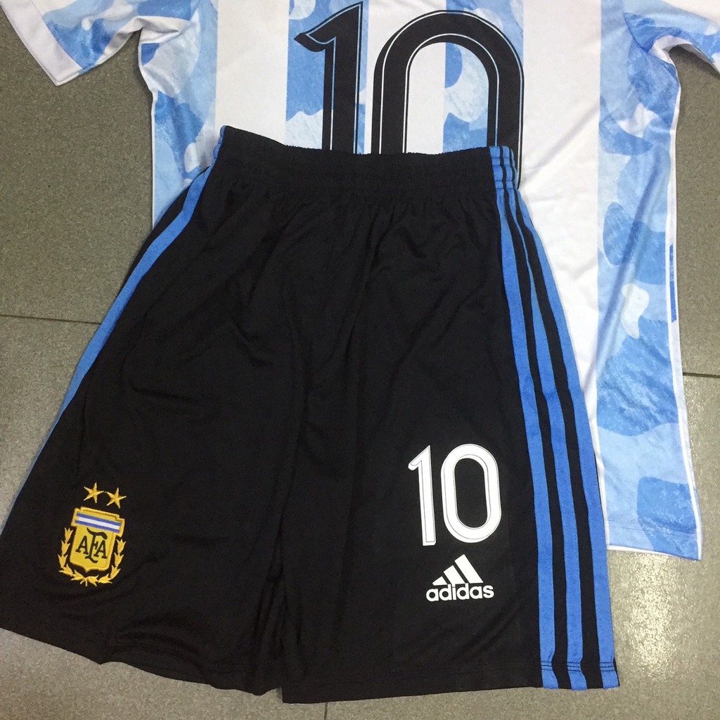 Bộ quần áo Bóng đá Ngôi sao Messi Argentina mới 2021-Áo đá banh đẹp | BigBuy360 - bigbuy360.vn