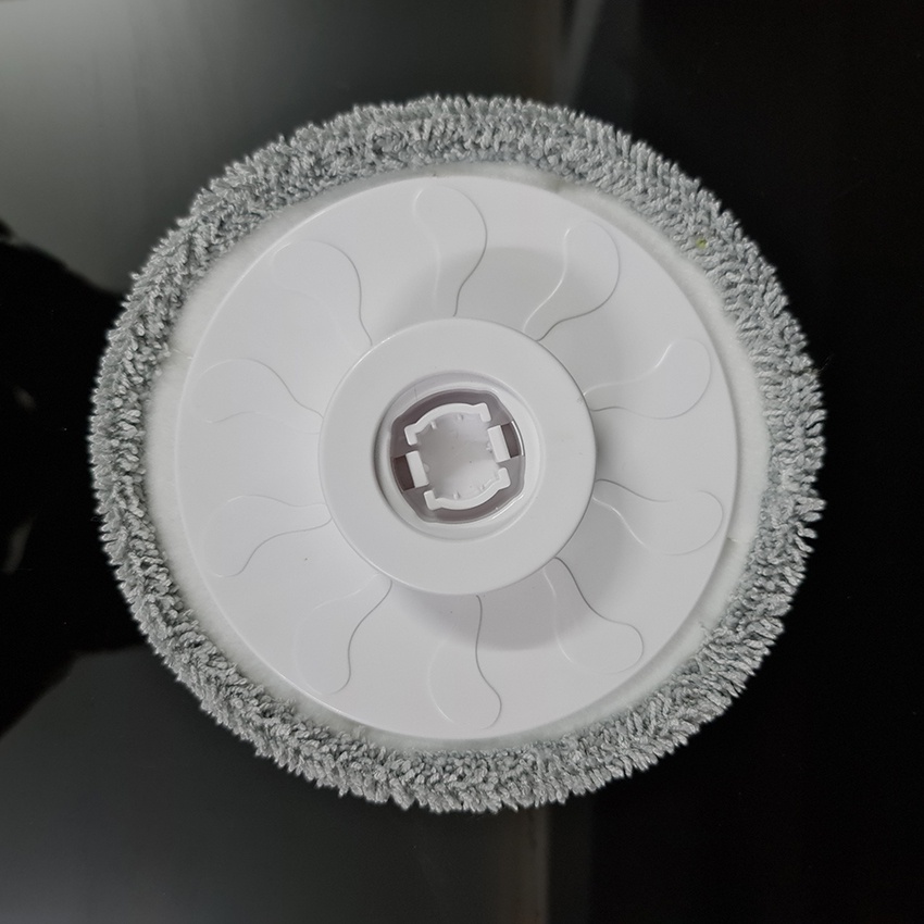 Miếng Chà Mềm Đường Kính 17cm Để Lau Bếp Mặt Tủ Cửa Kính Có Đế Riêng Dùng Cho Chổi Vệ Sinh Chunsu Jesopb K-129