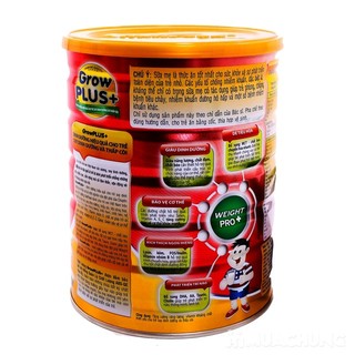 Sữa bột Nuti grow plus đỏ 1,5kg date 5/2020