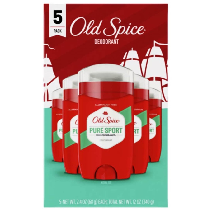 Lăn Khử Mùi Nam Dạng Sáp Old Spice Pure Spot High Endurance Deodorant 68g [Mỹ]