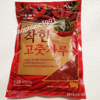 Ớt bột hàn quốc làm kim chi mỳ cay tokbokki - gói 500g