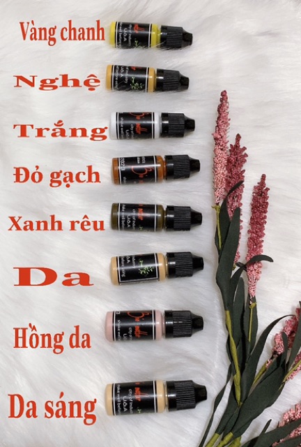 Mực xăm mày môi biomasster hữu cơ lọ 10ML