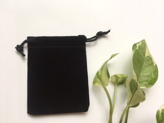 Túi vải nhung 7cm 9cm dây rút đựng trang sức, quà tặng, mỹ phẩm