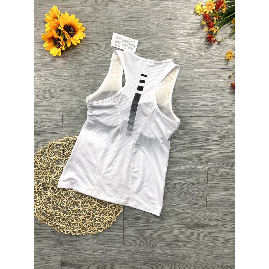 Áo ba lỗ nữ thể thao kèm lót mút tập gym yoga