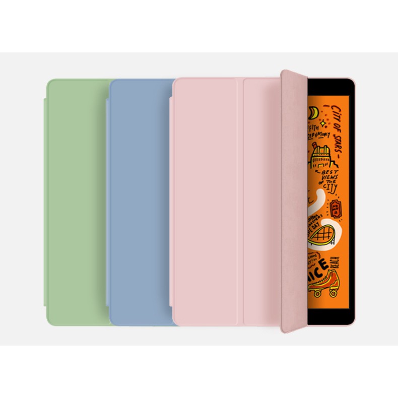 Bao Da Cover Cho Ipad Mini 4 Mini 5 2019 Có Khe Cho Pencil Hỗ Trợ Smart cover