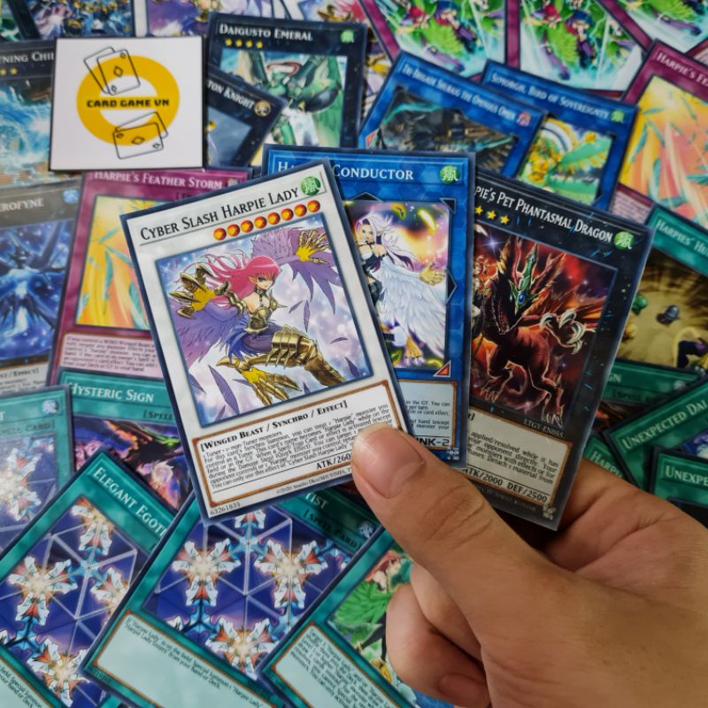 Bài YuGiOh - Bộ 54 lá bài Harpie Lady Deck của Mai Valentine - Card Game VN