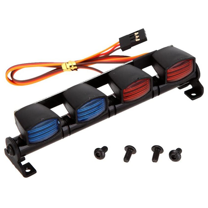 Thanh Đèn Led Kèm 4 Bóng Cho Xe Hơi Điều Khiển Từ Xa Hsp Tamiya 1 / 10 1 / 8