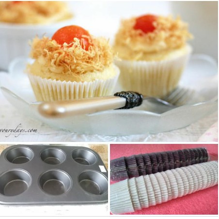 Set 25 Cái Cup Cake Giấy Lót Nướng Bánh