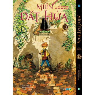 Truyện tranh Miền đất hứa - Tập 10 - The Promised Neverland - Bìa đen và bìa trắng - IPM