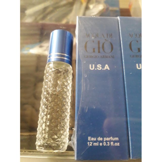 NƯỚC HOA LĂN 12ML USA CHO NAM ACQUADI GIÒ  THƠM NHẸ NHÀNG THƠM SIÊU 1 ngày