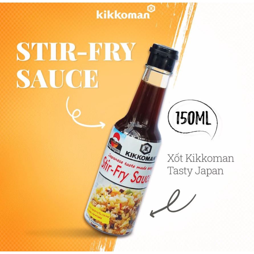 Sốt chuyên xào hiệu Kikkoman Tasty Japan 150ml/Kikkoman Tasty Japan Stir-fry sauce 150ml