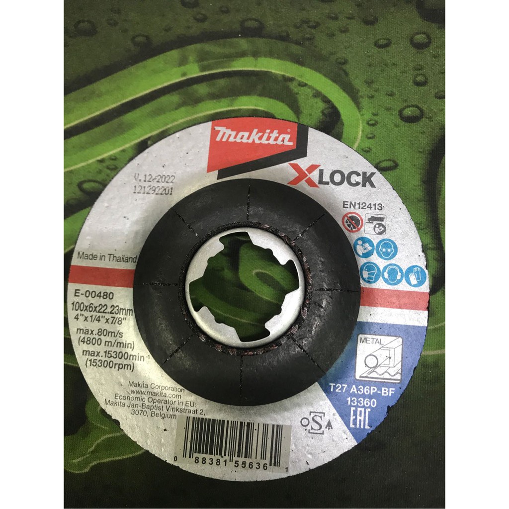 Đá mài kim loại X-Lock/100x6.0x22.23mm/A36P Makita E-00480