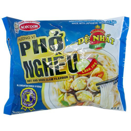 Lốc 5 gói Phở nghêu Đệ Nhất 64g