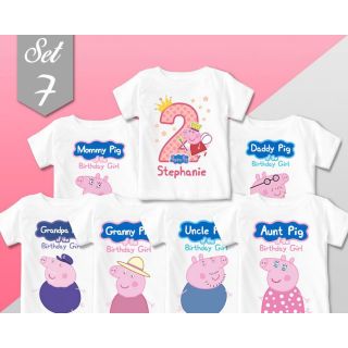 [RẺ VÔ ĐỊCH] Áo gia đình heo PEPPA siêu cute đại gia đình, chất cotton co dãn 4 chiều, đủ size và màu
