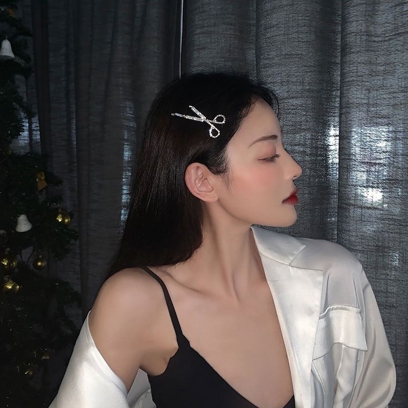 Kẹp tóc đính đá phong cách Hàn Quốc cho nữ