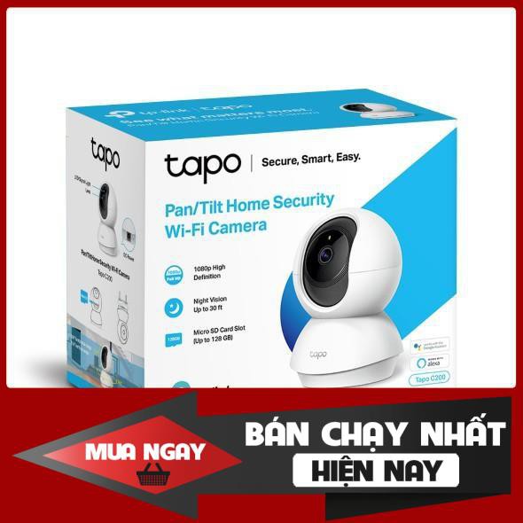 Camera Wi-Fi An Ninh Gia Đình Quay Quét TP-link Tapo C200 - Bảo hành chính hãng 24 tháng