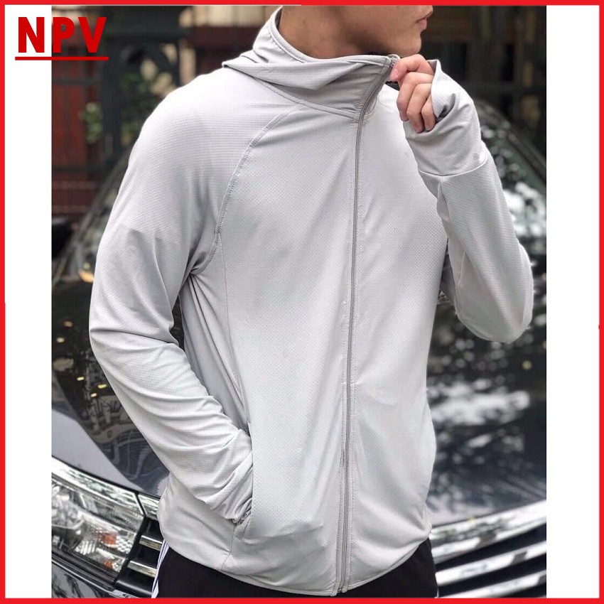 Áo chống nắng nam kim cương NPV, áo khoác nắng nam chất vải thông hơi có mũ | BigBuy360 - bigbuy360.vn