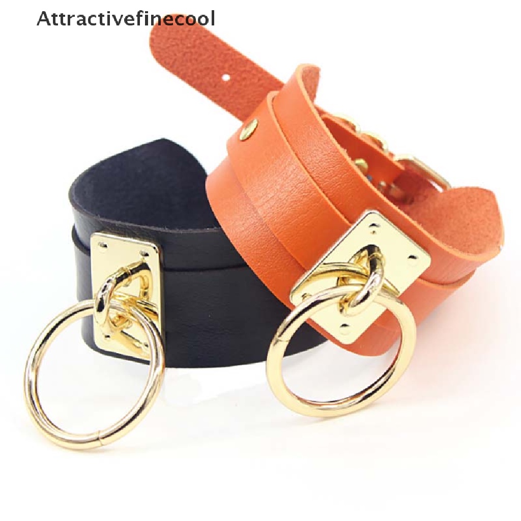 Vòng Cổ Choker Da PU Bản Rộng Phong Cách Gothic Thời Trang Cho Nữ