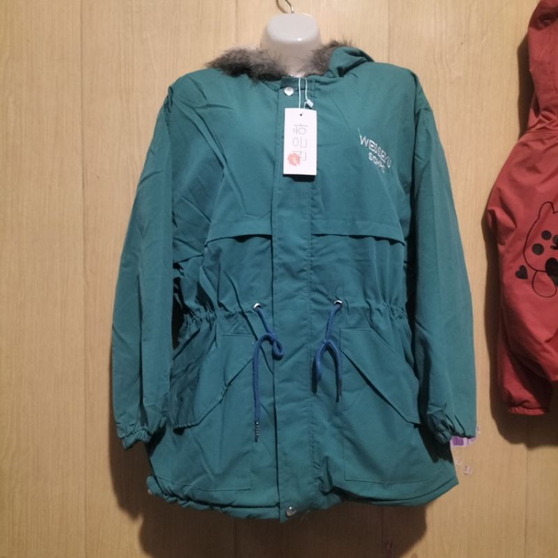 Áo parka xanh ngọc sale 159k