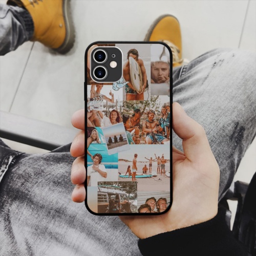 Ốp Lưng SAMSUNG hình boy and girl on the beach collage art pop art  cho các dòng iPhone PAP20210782