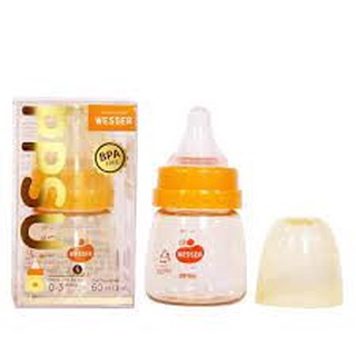 Bình sữa PPSU Wesser cổ hẹp ( 60ml/140ml/250ml )
