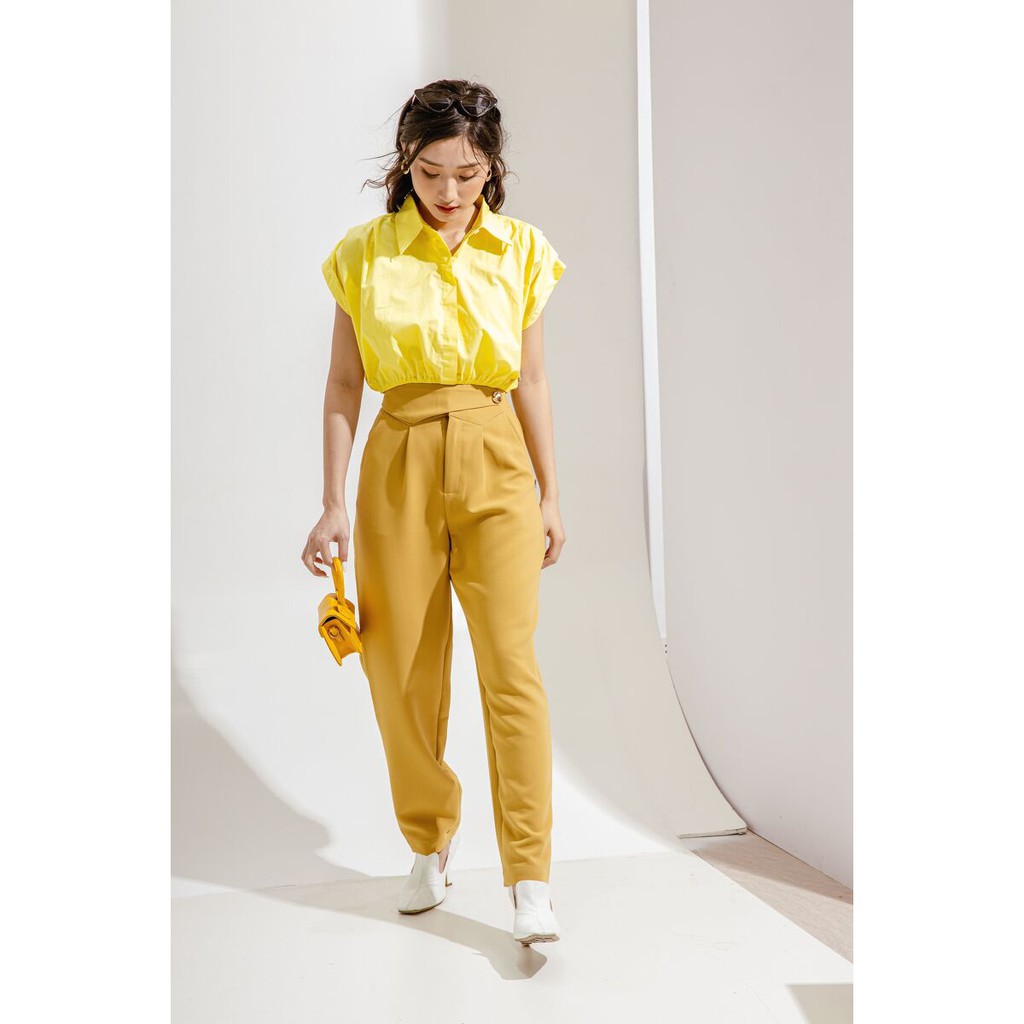 Quần baggy cạp kiểu 1C lệch CCHAT