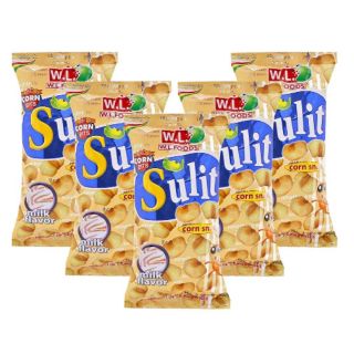 Bộ 5 bịch bắp sulit vị sữa 100gr Philippin