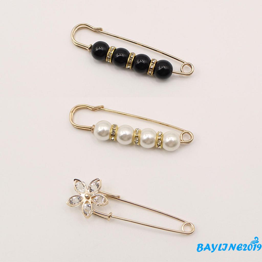 Ghim cài áo đính ngọc trai nhân tạo thời trang cho nữ