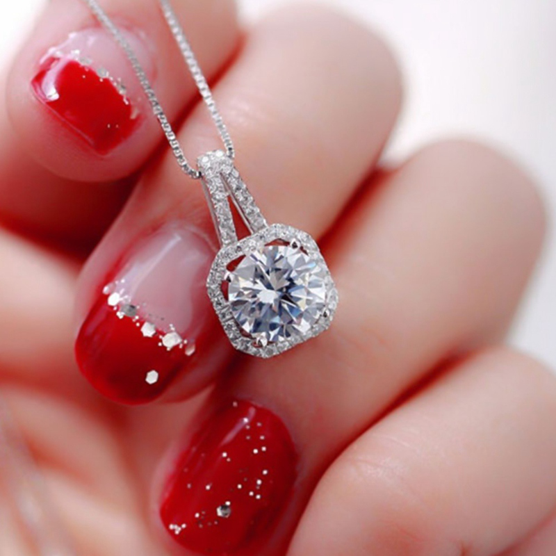 Dây chuyền mặt pha lê quyến rũ thời trang nữ