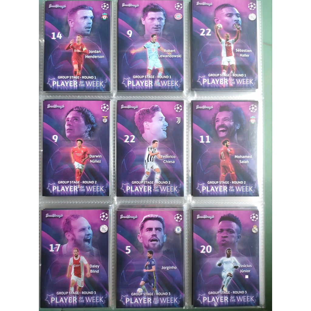 Thẻ SKY BRTH PLAYER OF THE WEEK Round 1 | Robert Lewandowski Joao Cancelo Jude Bellingham Nkunku Jordan Henderson Haller