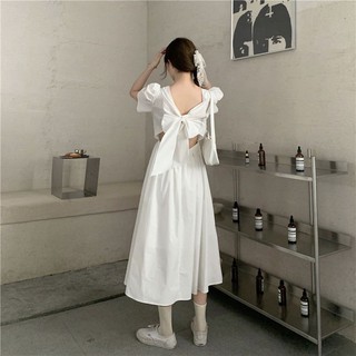 [ORDER TAOBAO]LILYBEE-ĐẦM XOÈ THẮT NƠ LƯNG BẢN BỰ CỰC XINH