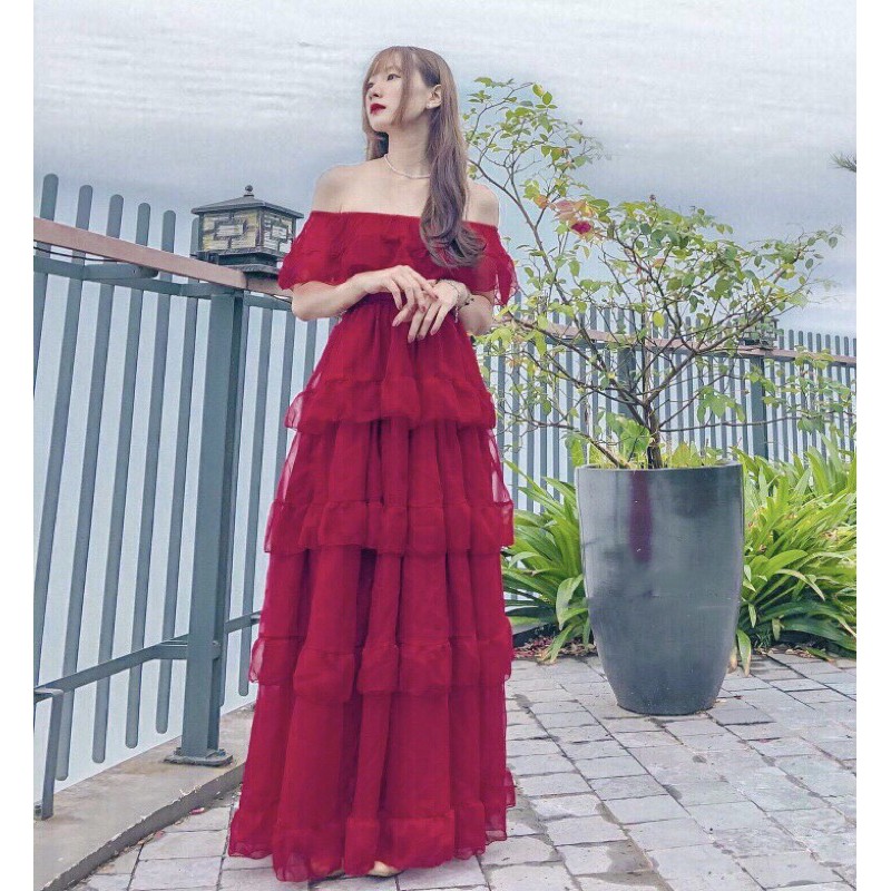 ❤️VÁY ĐẦM MAXI TRỄ VAI DÀI DÁNG XOÈ BỒNG BỀNH, VÁY CHỤP ẢNH ĐẸP SANG CHẢNH, MAXI ĐI BIỂN DU LỊCH, ĐẦM DÁNG DÀI❤️ | BigBuy360 - bigbuy360.vn