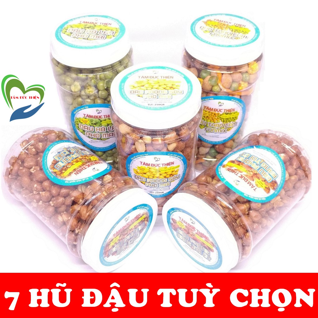 Combo 7 Hũ Đậu Hỗn Hợp Tự Chọn Tâm Đức Thiện