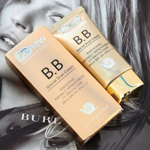Kem Nền Chống Nhăn Và Che Khuyết Điểm BB Special Snail Cream Spf50+ Pa+++ Hàn Quốc 50ml | BigBuy360 - bigbuy360.vn