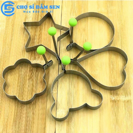 Khuôn Tạo Hình Chiên Trứng set 4 cái- Khuôn Bánh Inox G173-KOPLA