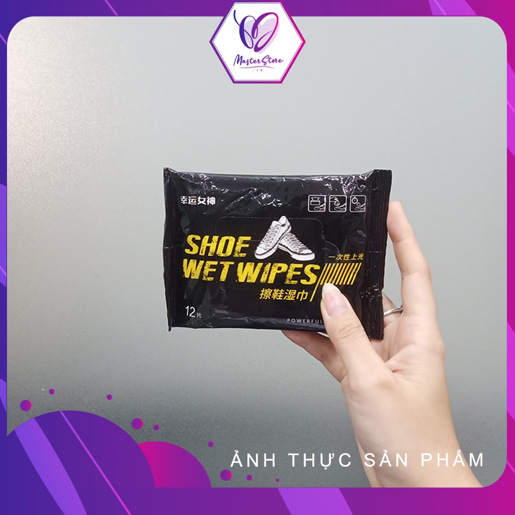 Khăn giấy ướt lau giày Shoe Wet Wipes, khăn vệ sinh giày Sneaker Master Store