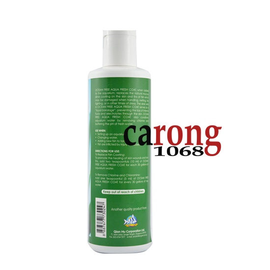Aqua Fresh Coat giúp cá rồng giảm stress, làm gia tăng lớp chất nhờn tự nhiên mà cá có thể bị mất trong lúc căng thẳng
