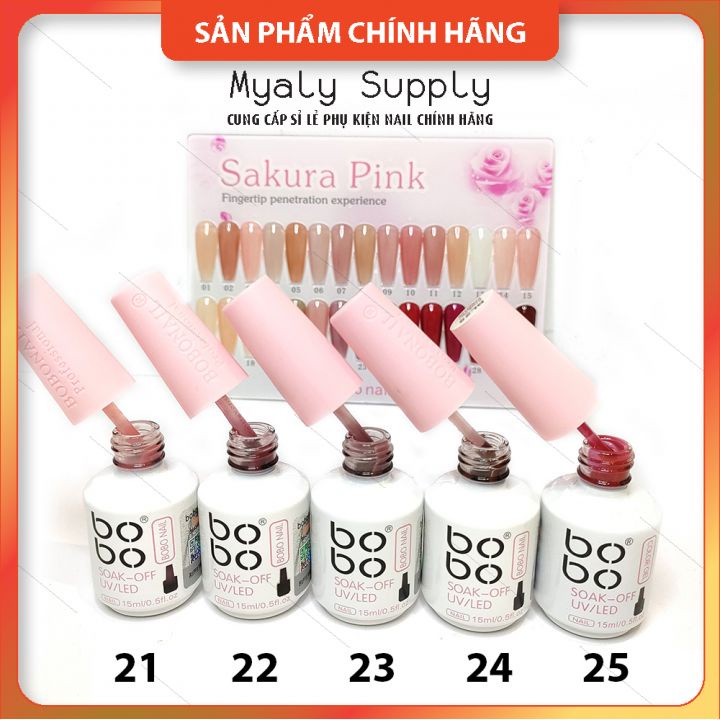 Sơn Gel Thạch Lẻ Chai Bobo 30 Màu 35 Đến 64