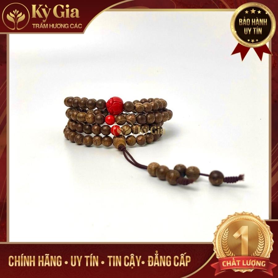Vòng Tay Trầm Hương KỲ GIA AGARWOOD 108 Hạt 6li