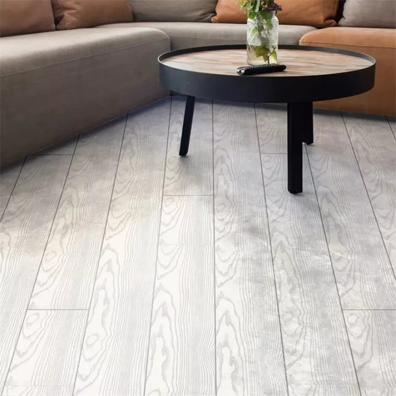 Miếng Dán Tường / Sàn Giả Gỗ 3d Tự Dính Chống Va Chạm Chống Thấm Nước 11x70cm