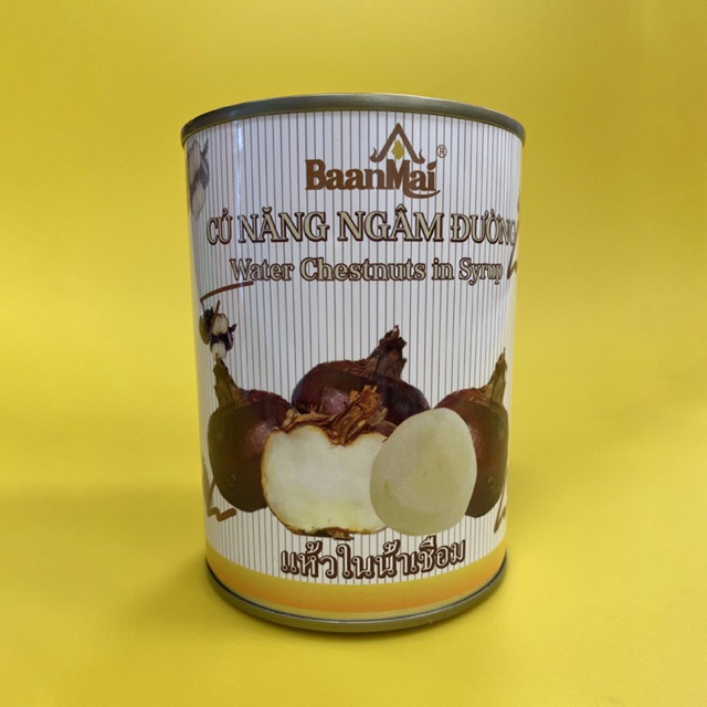 Củ Năng Ngâm Đường BaanMai đóng lon 560g