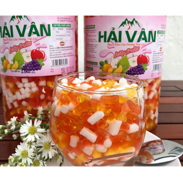 [Mã 156FMCGSALE hoàn 8% đơn 500K] Thạch Dừa Rau Câu Trái Cây Hình Trụ Hải Vân Hủ 2kg5 | BigBuy360 - bigbuy360.vn