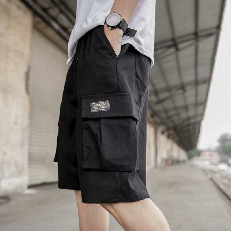 Quần Short Thể Thao Ống Rộng Thời Trang Nhật Hàn Dành Cho Nam