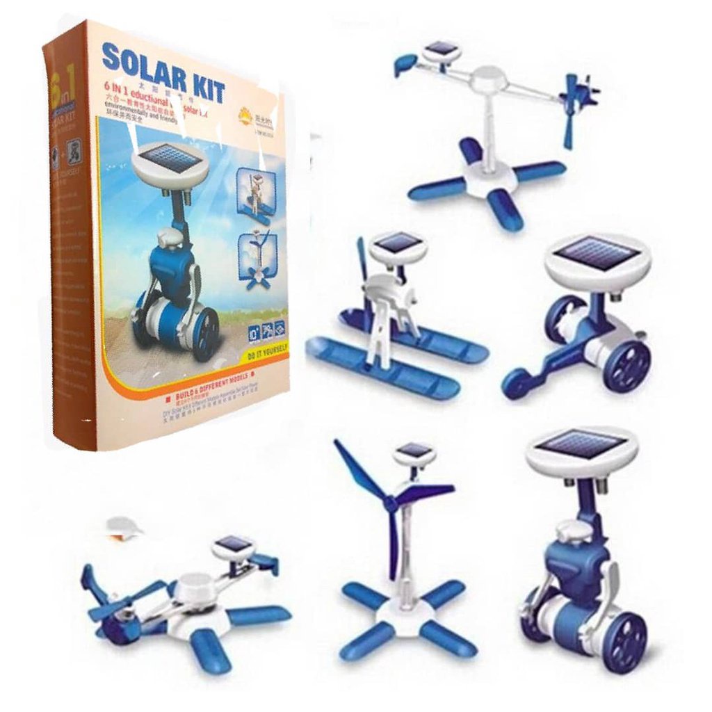 Robot Năng Lượng Mặt Trời 6 Trong 1