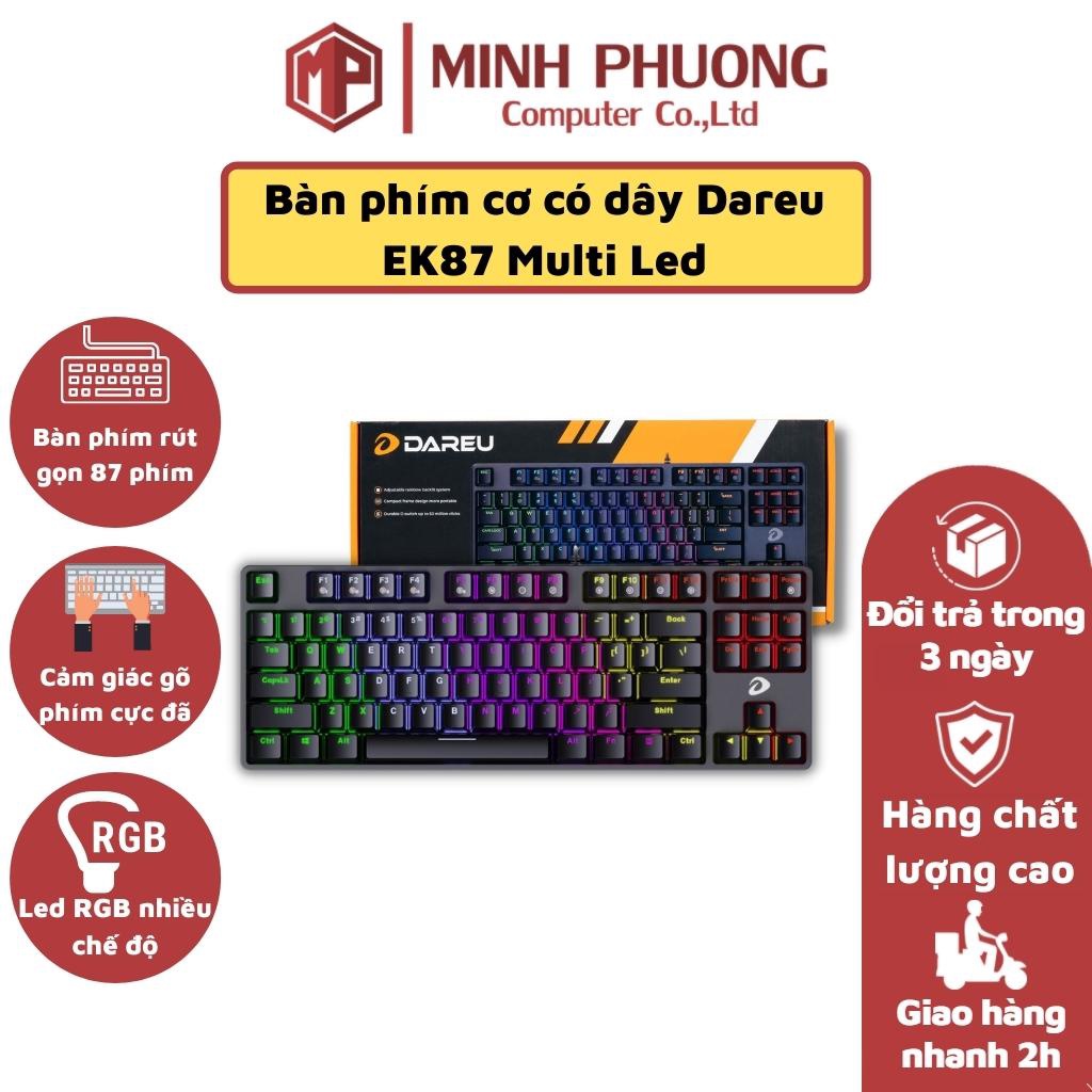 Bàn phím cơ Gaming DAREU EK87 - Hàng chính hãng